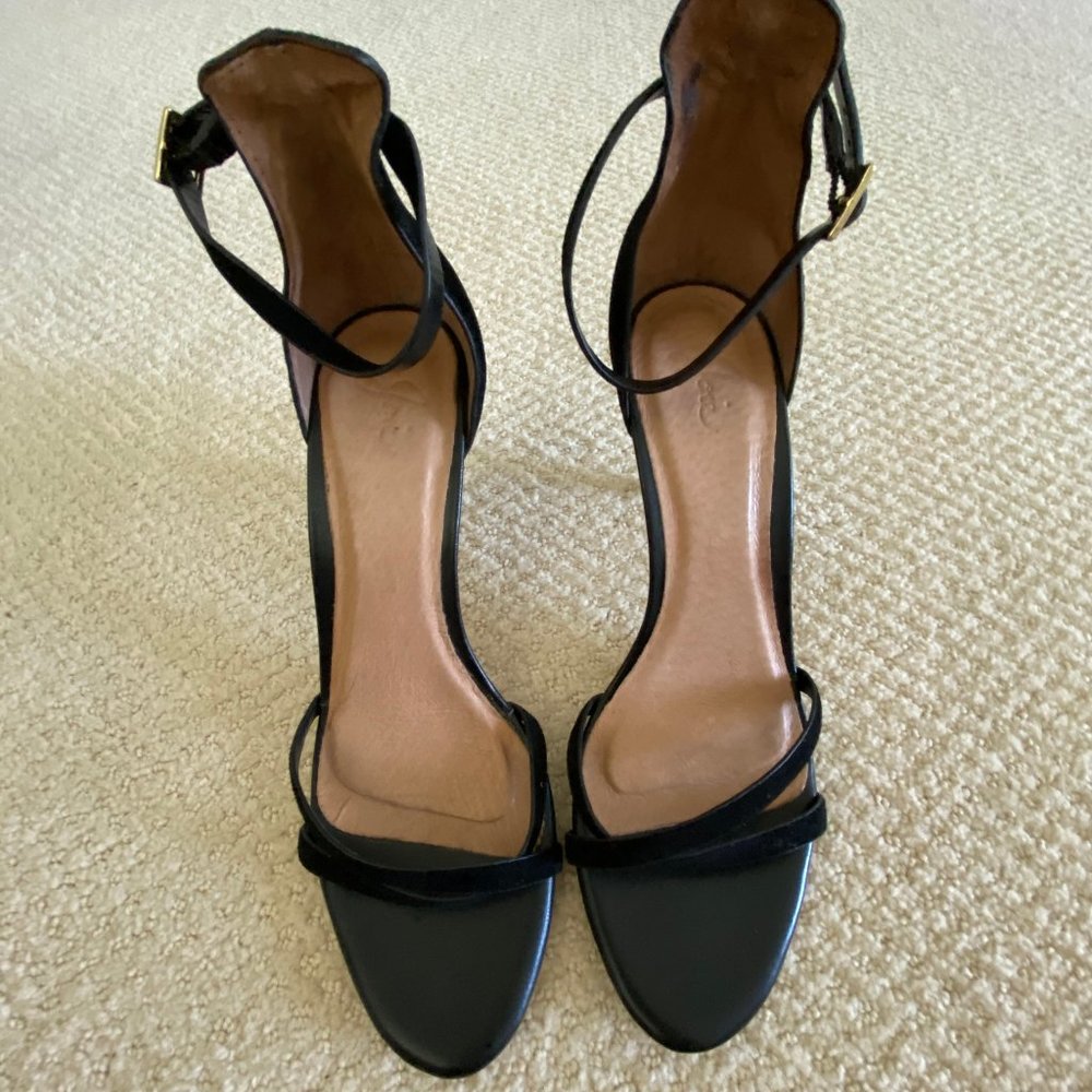 Joie Criss-Cross Strap Suede Pump